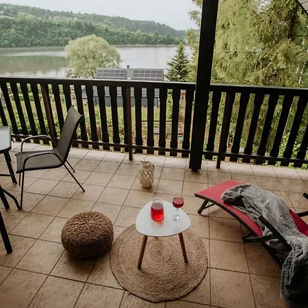 Apartamenty Na Stoczku nad jeziorem z widokiem na jezioro JACUZZI Polańczyk Zewnętrze zdjęcie