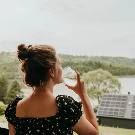 Apartamenty Na Stoczku nad jeziorem z widokiem na jezioro JACUZZI Polańczyk Zewnętrze zdjęcie